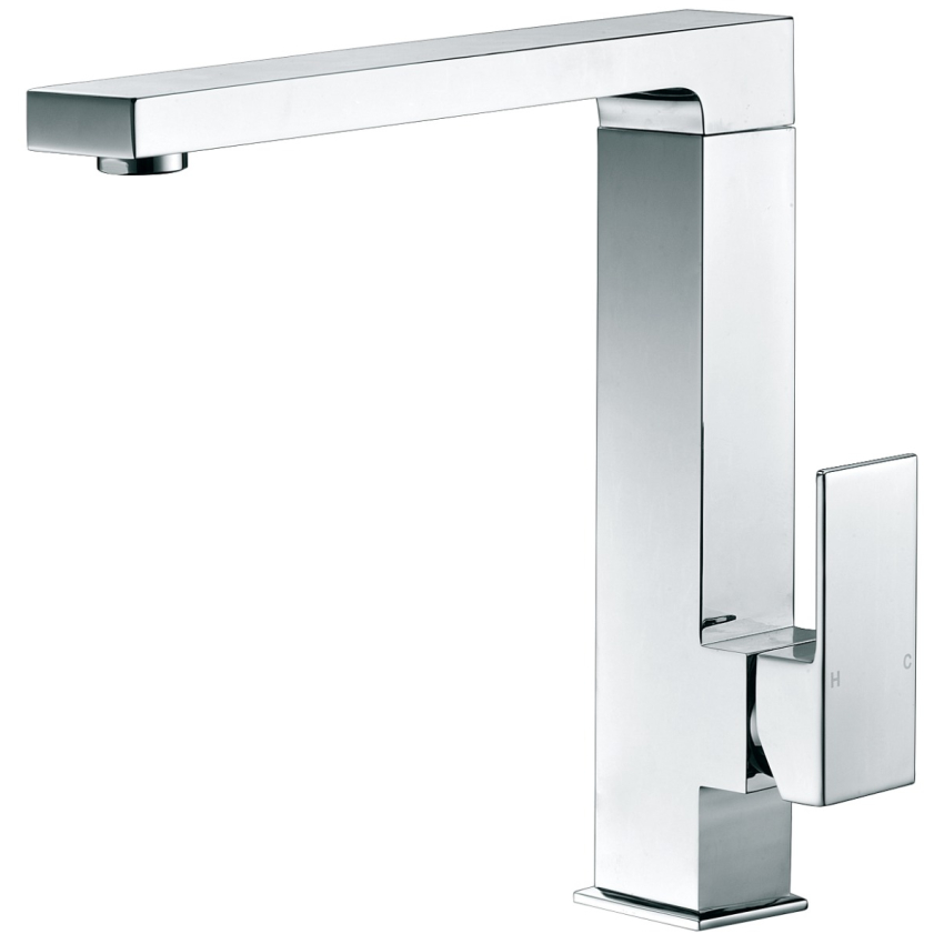 Rosa High Rise Square Sink Mixer Chrome