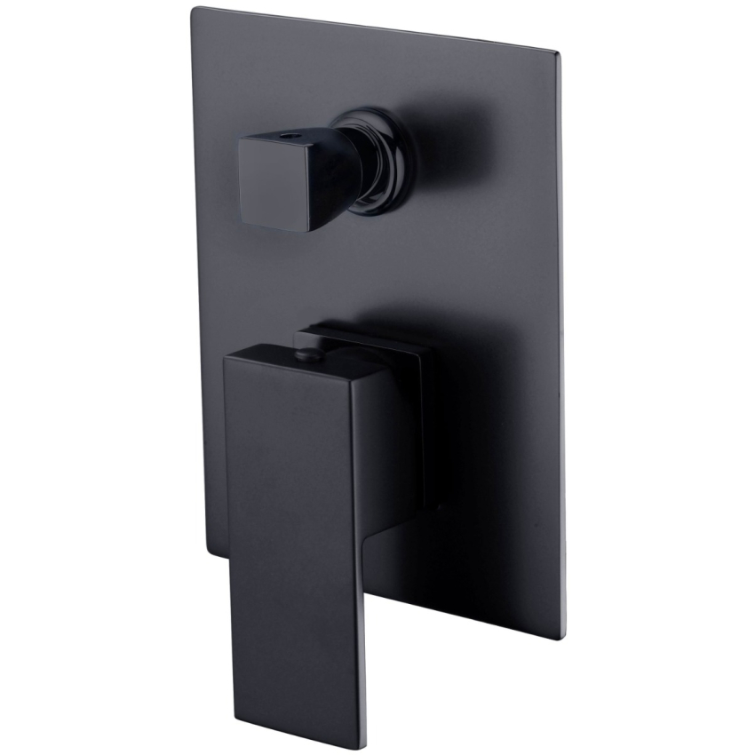 Rosa Wall Mixer With Diverter Matt Black