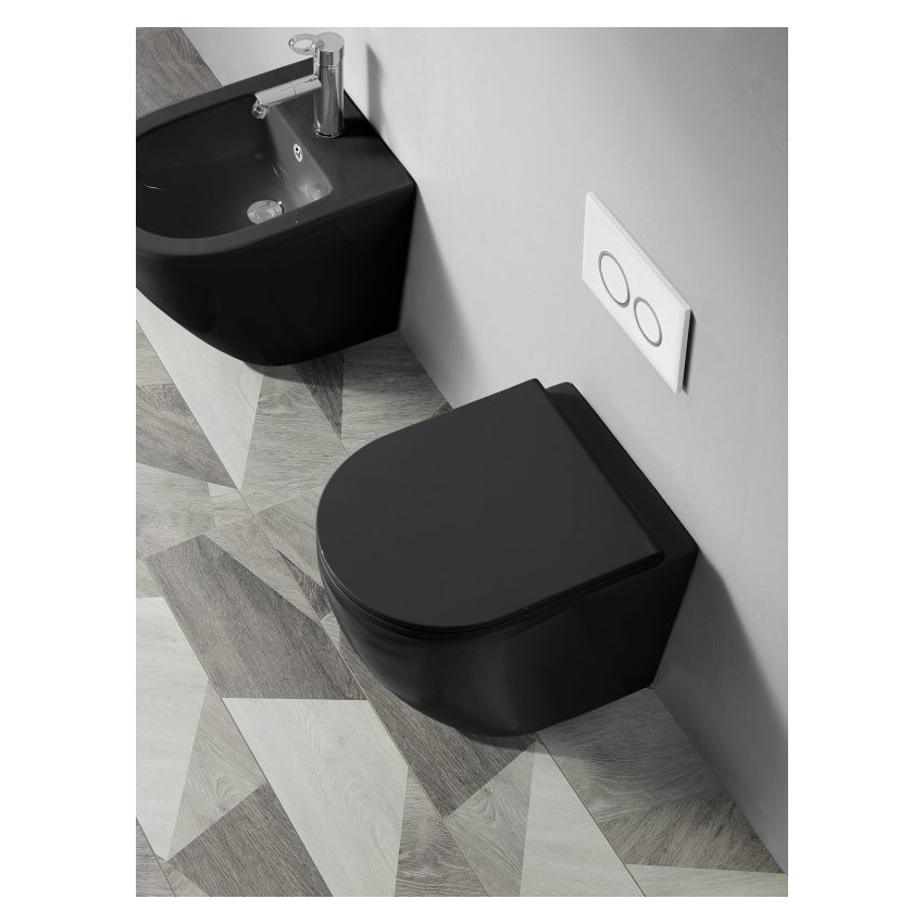 Norton99  Matt Black Floor Pan With Slim Uf Seat Cover 