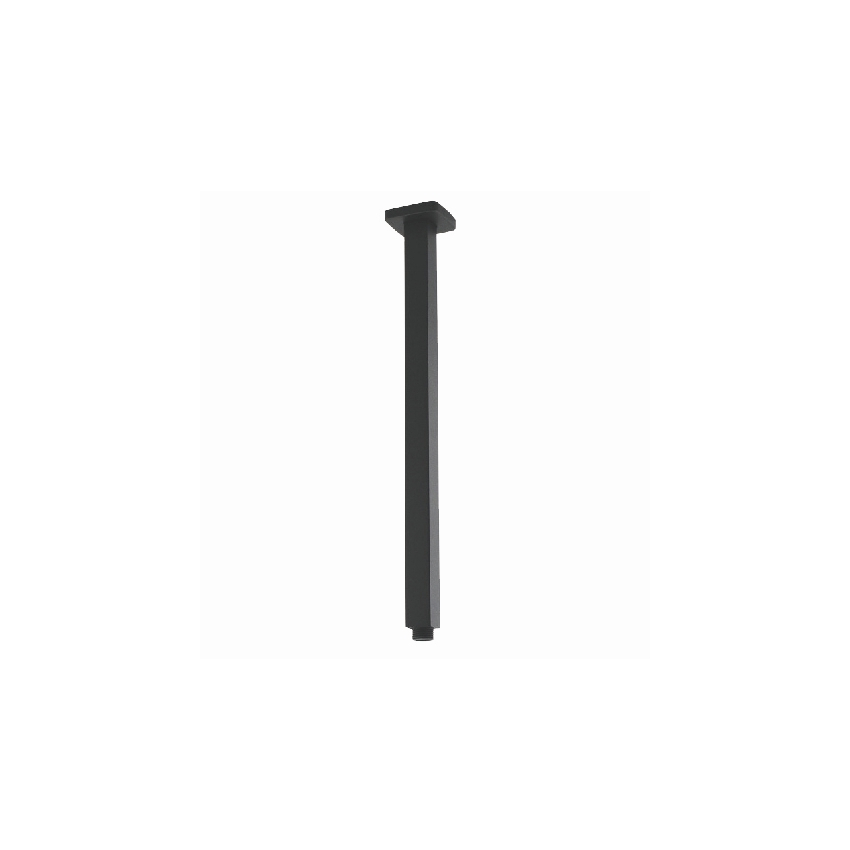 Cavallo Gun Metal Grey Square Ceiling Shower Arm 400mm