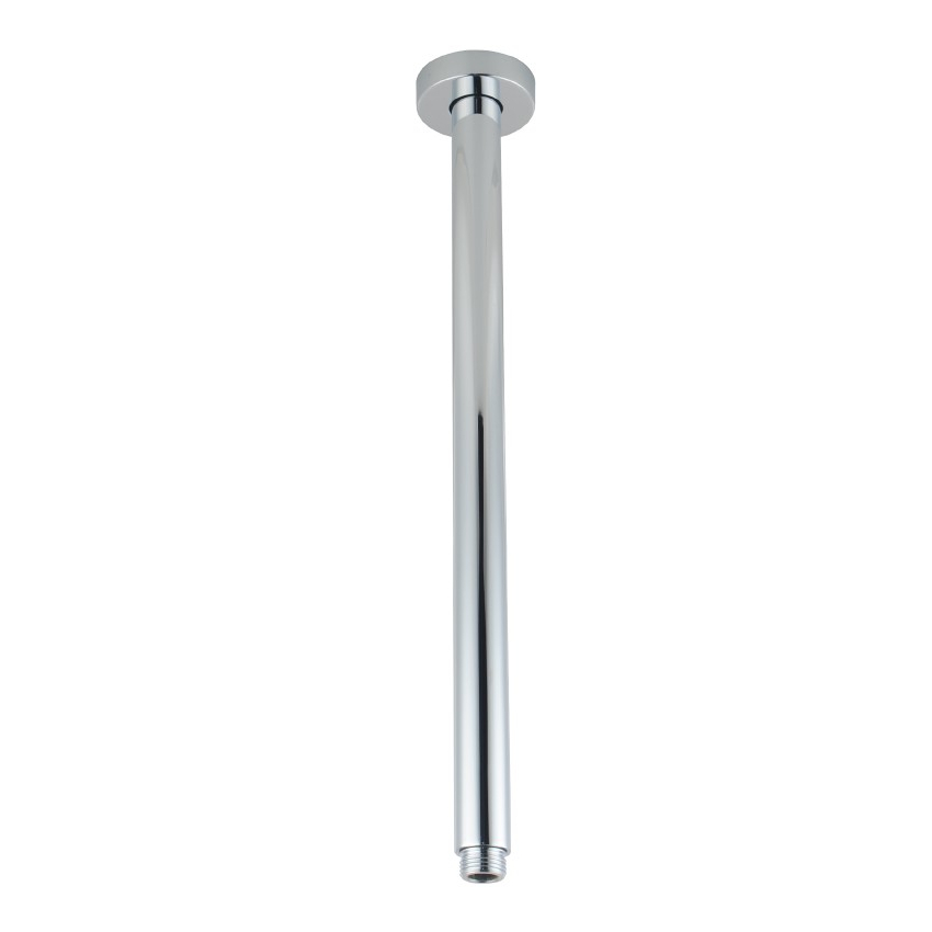 Pentro Chrome Round Ceiling Shower arm 400mm
