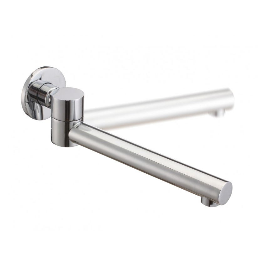 Pentro Chrome Swivel Round Bath Spout