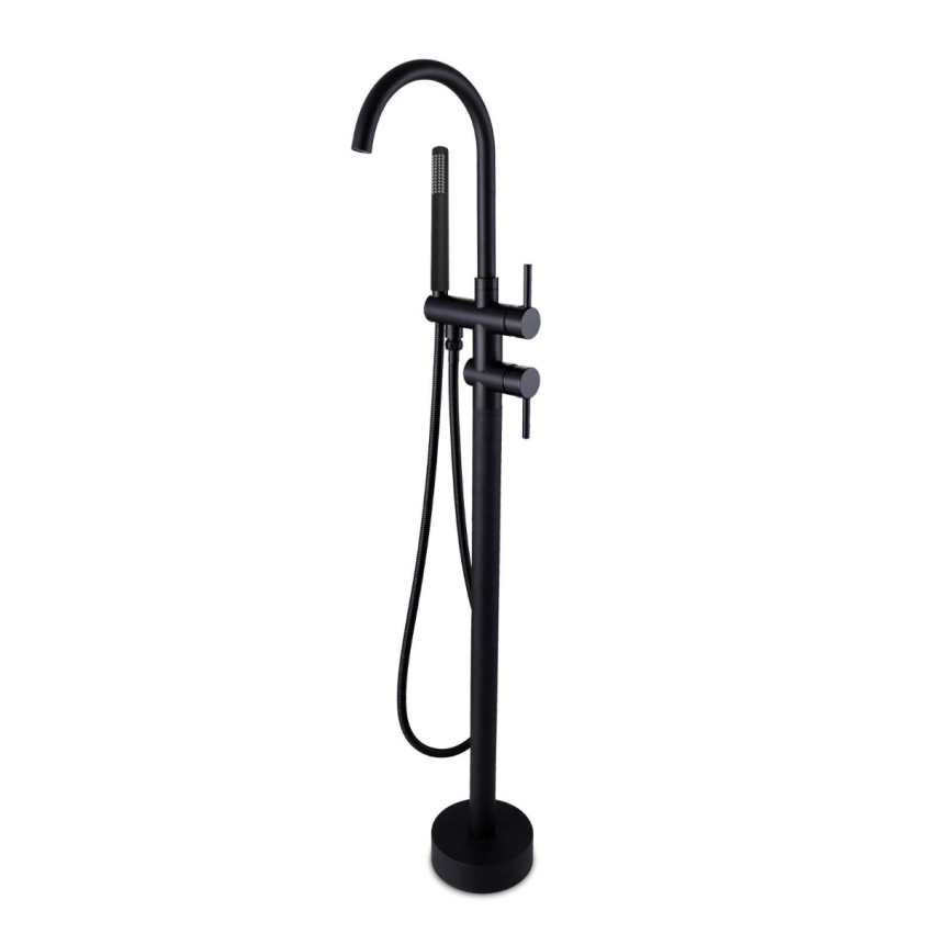 Pentro Matte Black Free Standing Spout & Shower