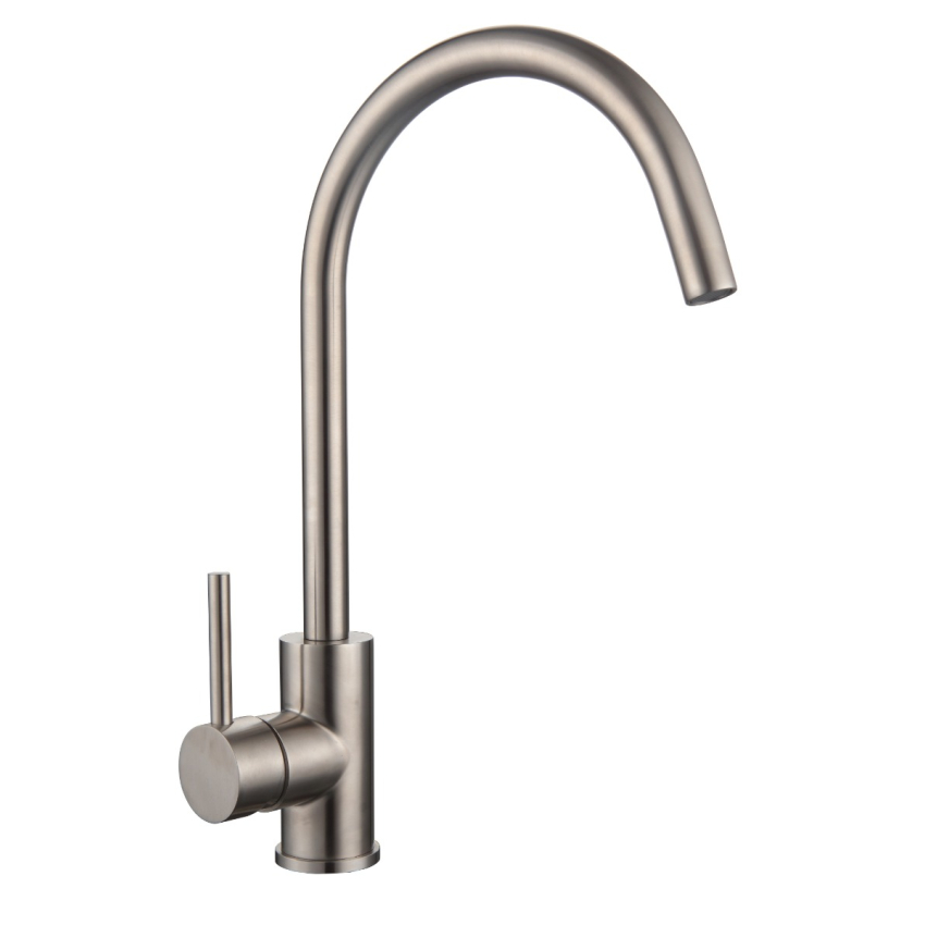 Otus SS304 Goose Neck Sink Mixer 304 Stainless Steel