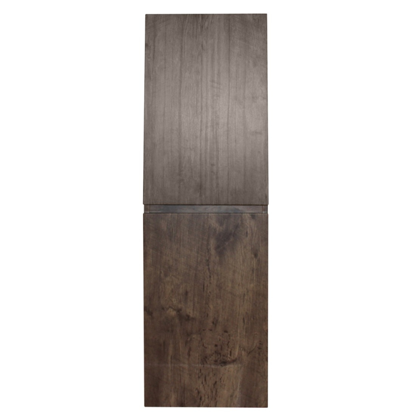 1350mm Dark Oak MDF Cabinet Bathroom Vanity 2 Doors Tall Boy