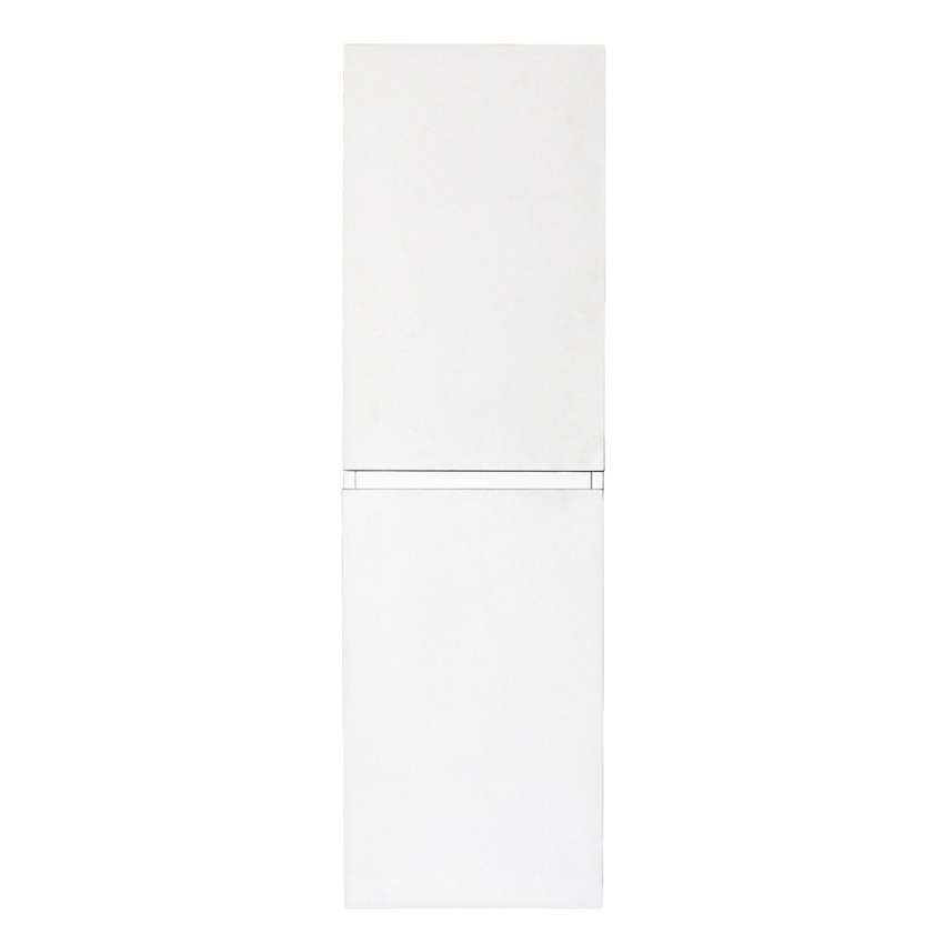 1350mm Matte White MDF Cabinet Bathroom Vanity 2 Doors Tall Boy