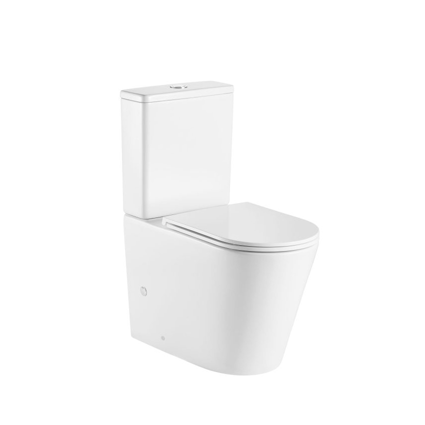 Vera Back To Wall Toilet Suite (Tornado) With Slim Uf Seat Cover 