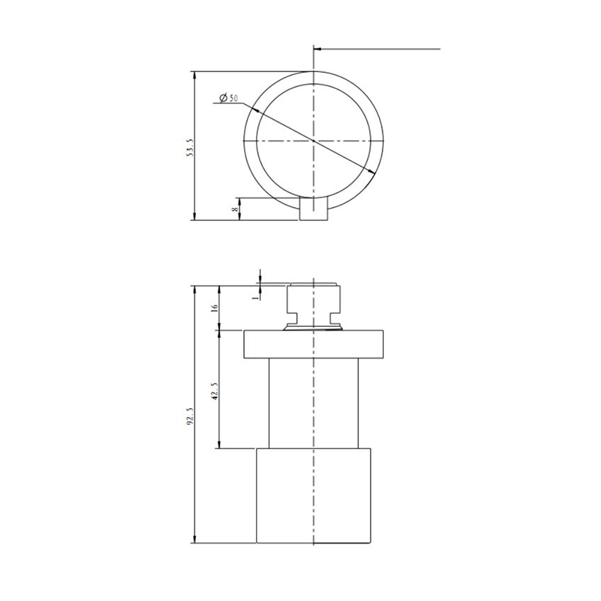 Pentro Matte Black Round Shower Taps