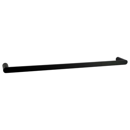 Black Single Towel Rail 800mm