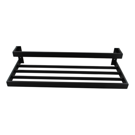Black Double Towel Holder 600mm
