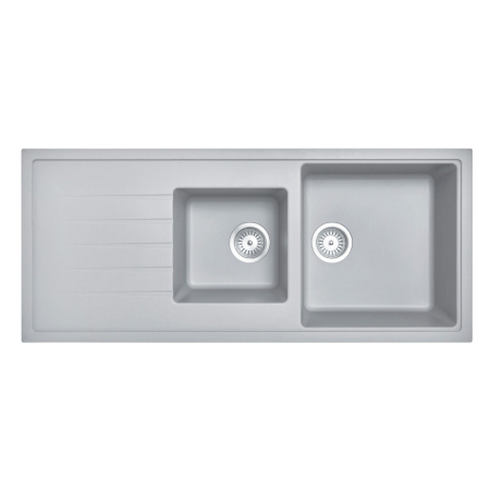 Carysil Vivaldi Concrete Grey 1 and 1/2 Bowl  Granite Kitchen Sink 1160*500mm