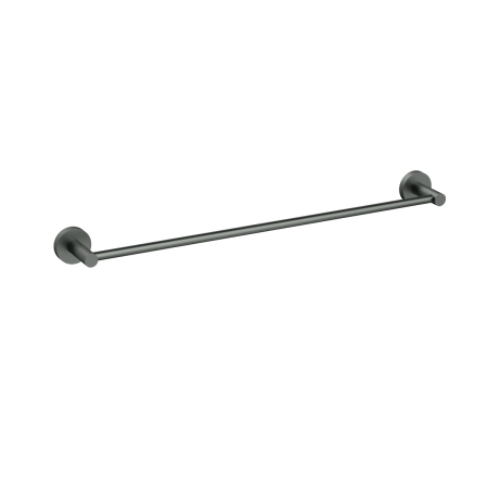 600mm Otus Slimline Single Towel Rail Gun Metal