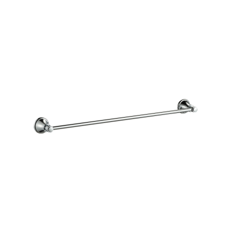 Clasico Single Towel Rail 800mm Chrome