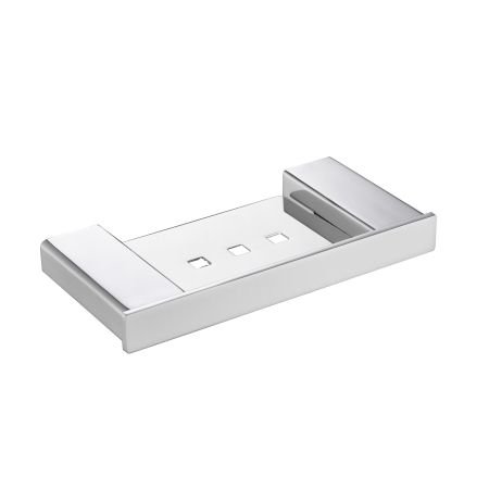 Aiko Square Soap Basket Chrome