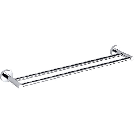 Otus Round Double Towel Rail 750mm Chrome