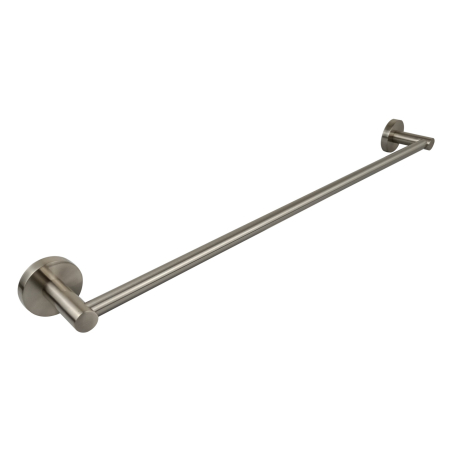 Otus Round Single Towel Rail 600mm Brushed Nickel