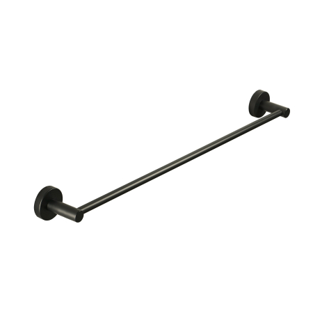 Otus Round Single Towel Rail 600mm Gunmetal
