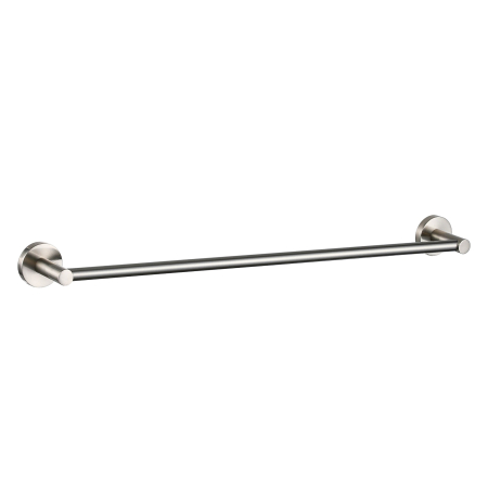 Otus Round Single Towel Rail 750mm Brushed Nickel