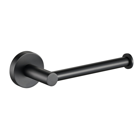 Otus L-Shaped Toilet Roll Holder Matt Black