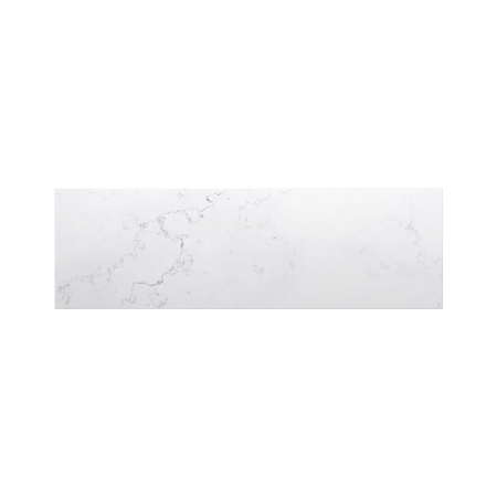 1500mm Quartz Stone Top Gloss White Marble Look Silica-Free Caesarstone Benchtop