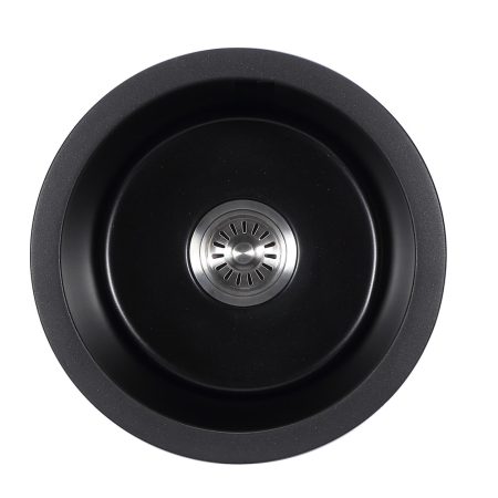 410*205mm Cora Black Round Granite Sink