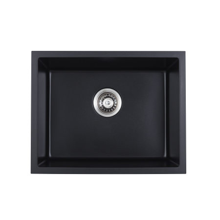 560*445*210mm Cora Black Undermount Granite Sink