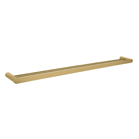 Bellino Solid Brass Brushed Yellow Gold 800mm Double Towel Rail