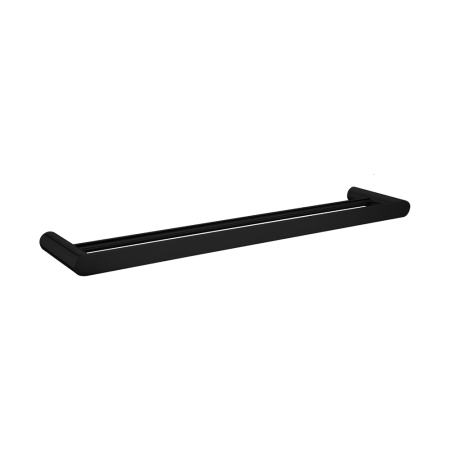 Bellino Solid Brass Matte Black 600mm DoubleTowel Rail