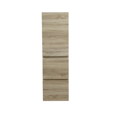 1350mm White Oak TT MDF 2 Drawers Single Door Tall Boy