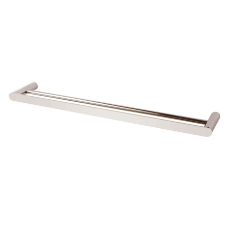 Brushed Nickel Single Towel Rail 600mm