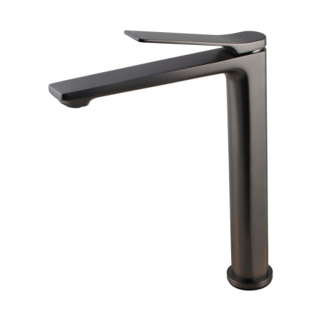 Brushed Gun Metal Grey Tall Kitchen Mixer