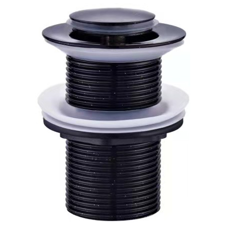Pop-up waste 32mm, no O/F Matt Black