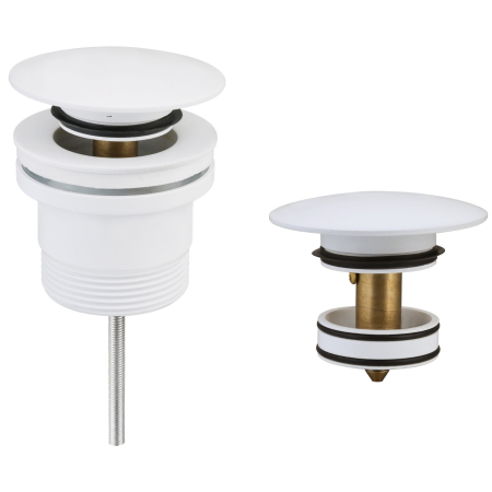 Universal Pop Up Waste Matt White