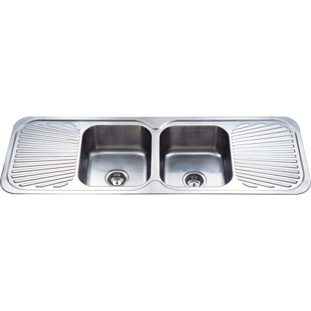 Cora Double Bowl & Double Drainer 1380 x 480 x 170mm