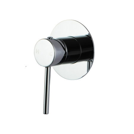 LUCID PIN Series Round Chrome Shower/Bath Wall Mixer(80mm Cover Plate)(color up)