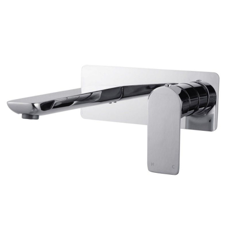 VOG Series Chrome Bathtub/Basin Wall Mixer With Spout(color up)