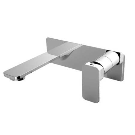 IVANO Series Chrome Bathtub/Basin Wall Mixer With Spout(color up)