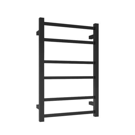 Heated Towel Rail Square  Matt Black