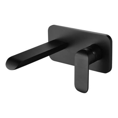 Kara Wall Basin Mixer Matt Black