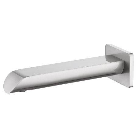 Kara Bath Spout Curved Tip Brushed Nickel