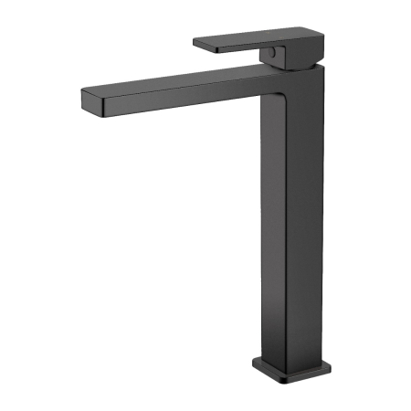 Ceram High Rise Basin Mixer Matt Black