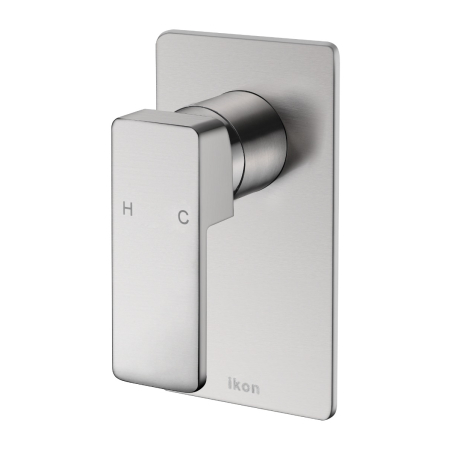 Ceram Wall Mixer Brushed Nickel