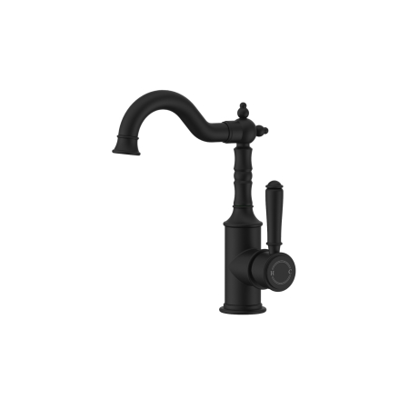 Clasico Basin Mixer in Matt Black