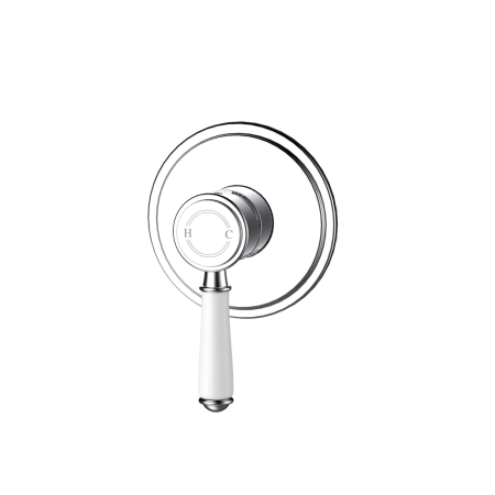 Clasico Wall Mixer Trim Kits Ceramic handle Chrome