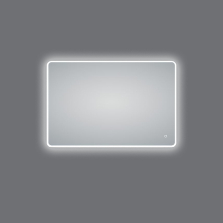 1200*800mm Frosted Edge 3 Color Lighting Backlit Acrylic LED Mirror Touch Sensor Switch Defogger Pad Wall Mounted Vertical or Horizontal