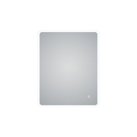600*750mm Frosted Edge 3 Color Lighting Backlit Acrylic LED Mirror Touch Sensor Switch Defogger Pad Wall Mounted Vertical or Horizontal