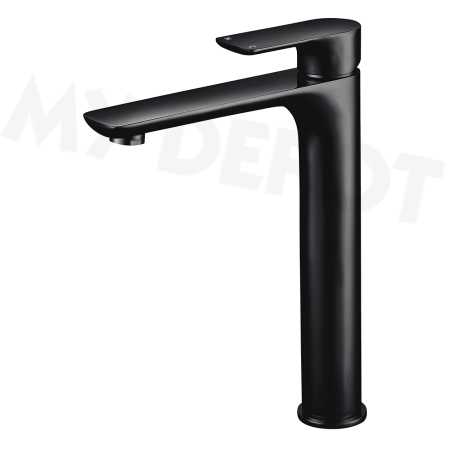 Black Bathroom Tall Basin Sink Mixer Tap