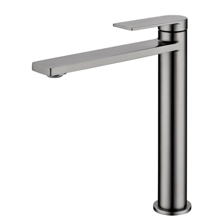 Ruki High Rise Basin Mixer Gunmetal