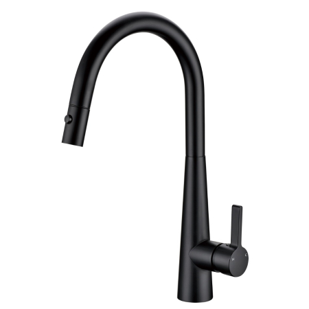 Otus Pull Out Sink Mixer Matt Black