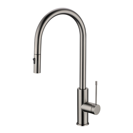 Aziz-II Pull Out Sink Mixer Gunmetal